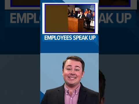 Workers from multiple federal agencies rallied around the Twin Cities.