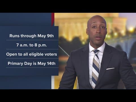 Maryland Presidential Primary early voting details