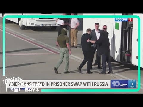 U.S. welcomes Americans freed in prisoner swap with Russia