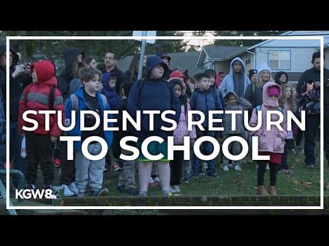 Markham Elementary in Southwest Portland reopens nearly a year after ice storm repairs