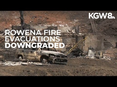 Evacuation levels downgraded as Rowena Fire reaches 37% containment