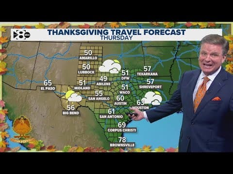 DFW Weather: Thanksgiving forecast, cold front brings in plummeting temps