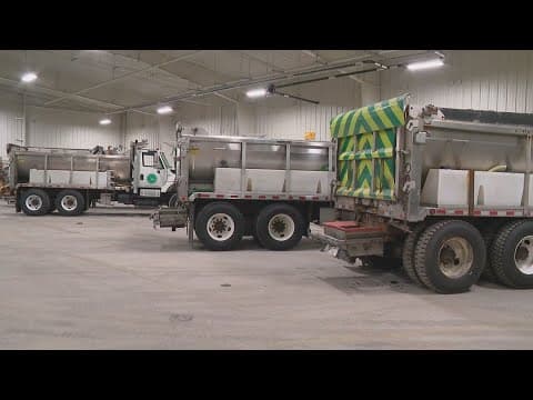 ODOT crews preparing the roads for winter weather