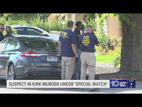 22-year-old accused in Charlie Kirk's murder under 'special watch'