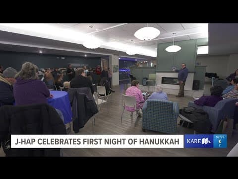 J-HAP celebrates the first night of Hanukkah