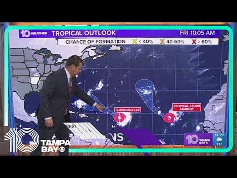 Tracking the Tropics: Hurricane Lee weakens slightly to still-powerful Category 4 storm