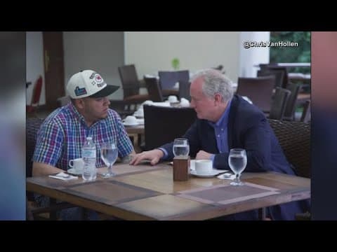 Sen. Chris Van Hollen meets with deported Maryland man in El Salvador