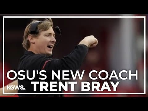 Oregon State announces Trent Bray as Beavers football coach