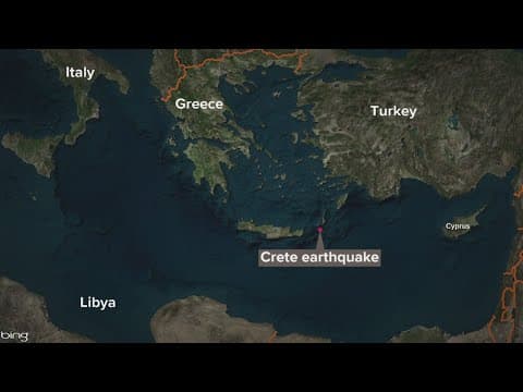 Massive earthquake strikes Greece overnight