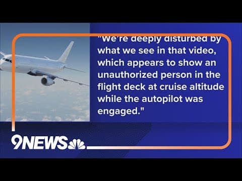 FAA investigates 'unauthorized person in the flight deck'