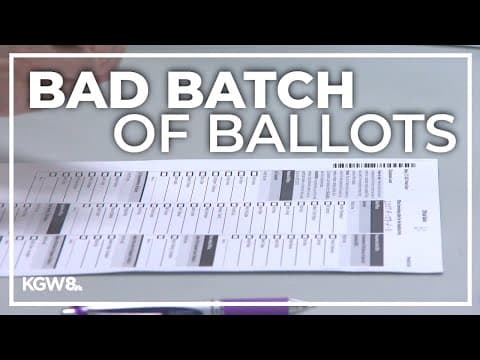Some Clackamas County voters report issue with ballot return envelopes in 2024 election