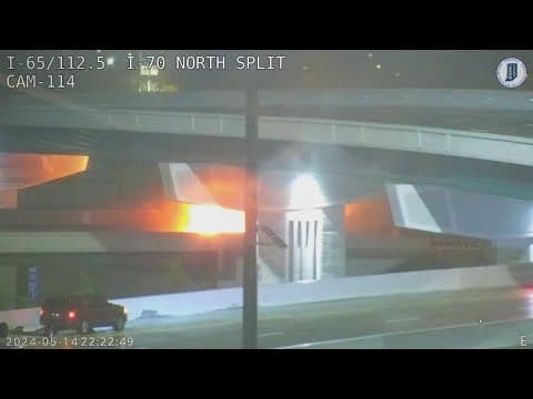 I-65 reopens in downtown Indianapolis after fiery semi crash