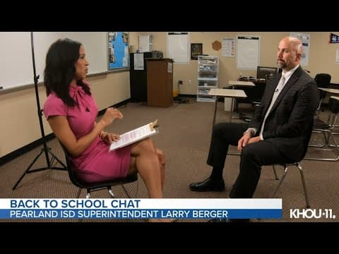 Full interview with Pearland Superintendent Larry Berger