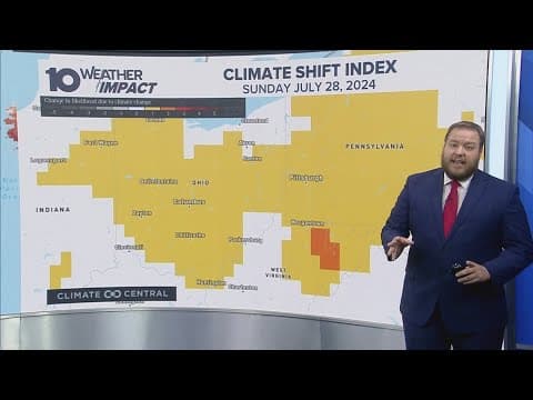 How will climate change impacts affect the heat in central Ohio?