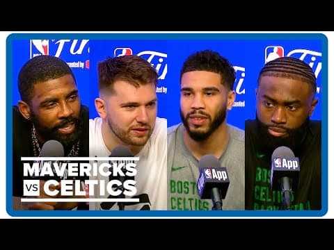 2024 NBA Finals Media Day | Dallas Mavericks and Boston Celtics player interviews