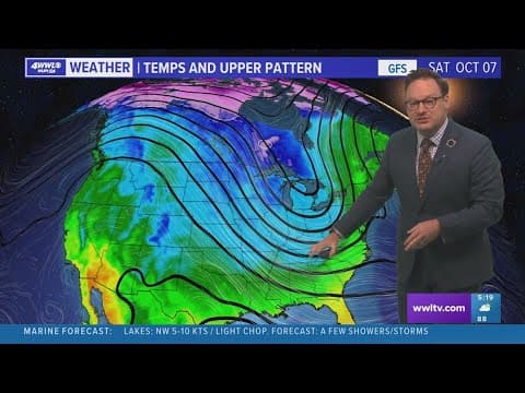 Weather: Fall weather on the way