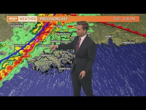 Windy Tuesday before storms arrive tonight