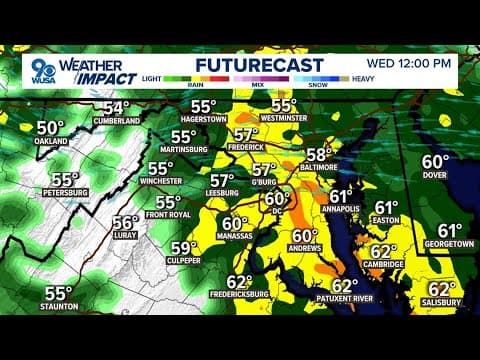 LIVE RADAR: Tracking rain and storms in the DC region