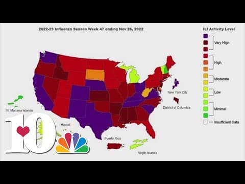 Flu cases continue to spike across Tennessee