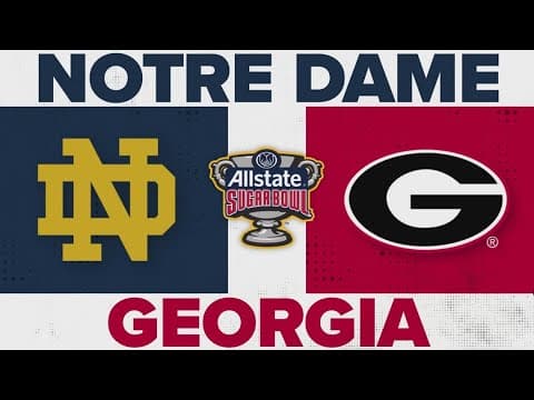 Notre Dame and Georgia prepare for Sugar Bowl