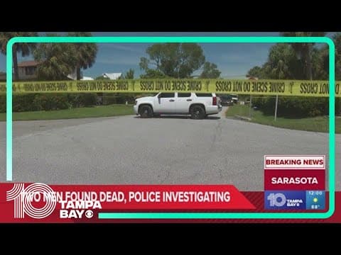 Sarasota Police investigating death of 2 men