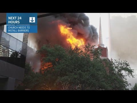 First Baptist Dallas church fire classified as 'undetermined,' officials say