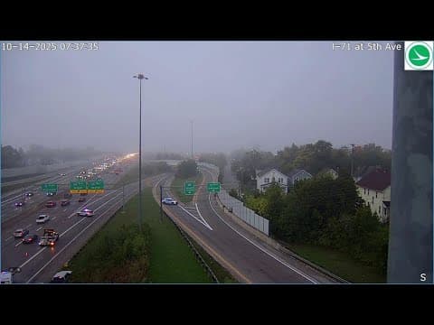 3 hospitalized after multi-vehicle crash involving semi on I-71 near downtown Columbus