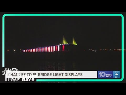 Sunshine Skyway Bridge won't have light displays for Pride and other causes. Here's why.