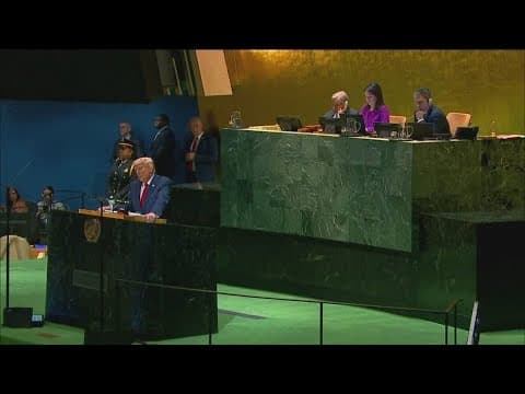 Trump in speech to UN says world body 'not even coming close to living up' to potential