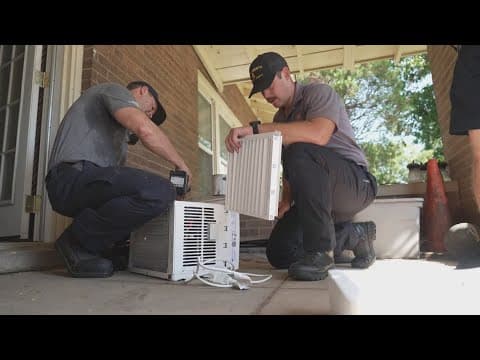 Free A/C units being donated, installed for eligible senior citizens across Fort Worth