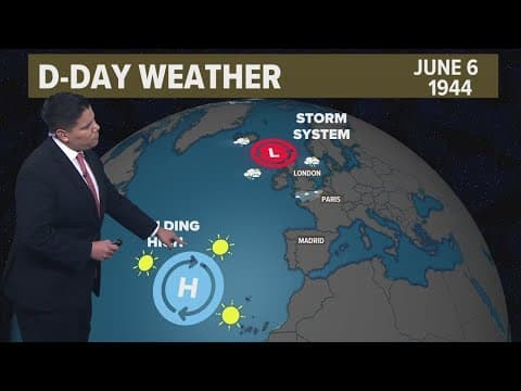 D-Day: The weather forecast that changed the world
