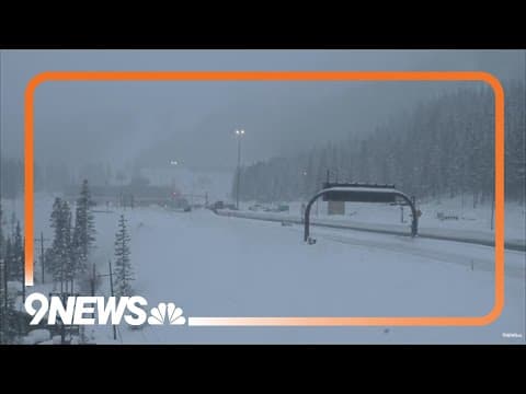 Winter Storm Warning: Snow falls in mountains of Colorado