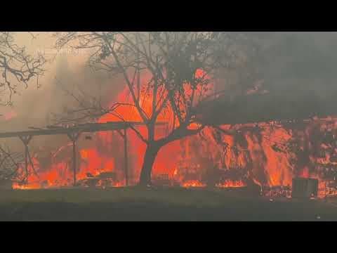 Wildfire forces evacuations in Northern California