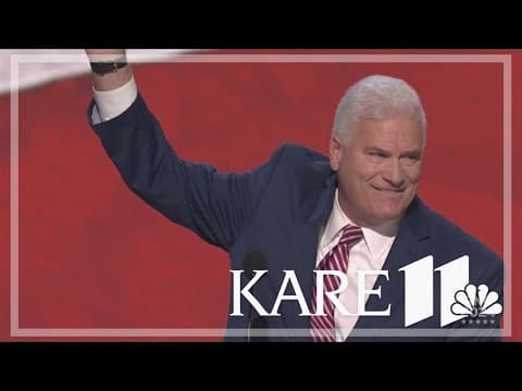Rep. Emmer speaks at the Republican National Convention in Milwaukee