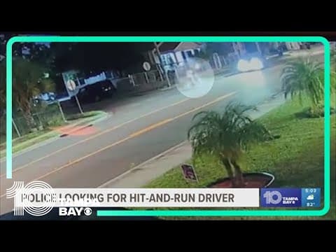 Tampa police searching for driver accused of killing person in hit-and-run