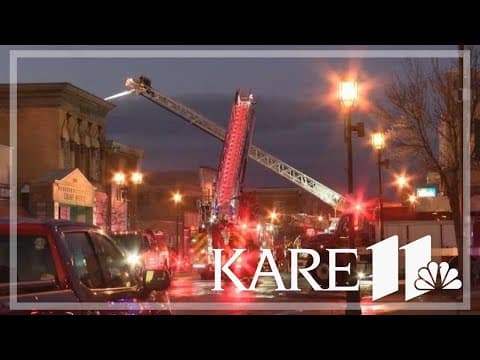 Residents displaced after fire destroys Eveleth apartment building