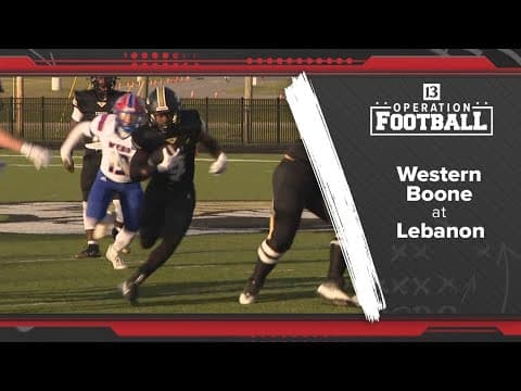 Operation Football Lebanon 48 Western Boone 21