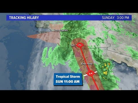 Tracking Hilary | Once a Category 4 Hurricane, downgraded to tropical storm before hitting CA
