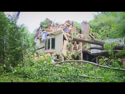 Bethesda family displaced after tree destroys their home