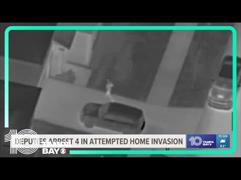 Deputies arrest 4 in attempted home invasion described as 'ambush-style'
