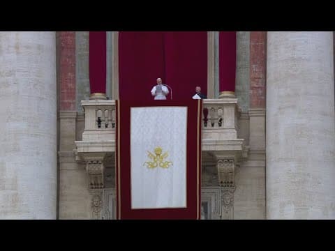 First American Pope delivers Sunday blessing