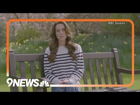 Kate Middleton, the Princess of Wales, announces she's being treated for cancer