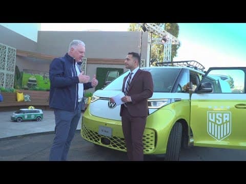 Mini Volkswagen ID. Buzz to deliver the match day ball for the SheBelieves Cup | Feb. 26