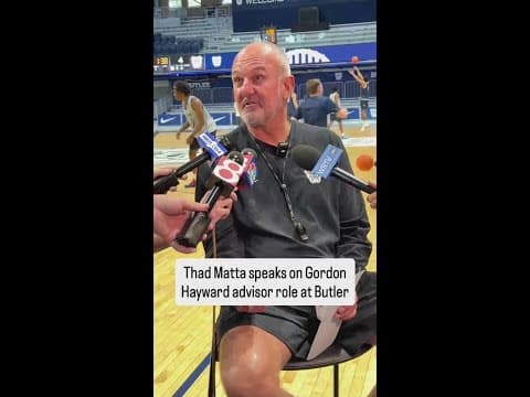 Thad Matta speaks on Gordon Hayward joining program as advisor