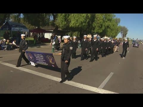 Saluting those who served at Veterans Day parades in San Diego and Escondido