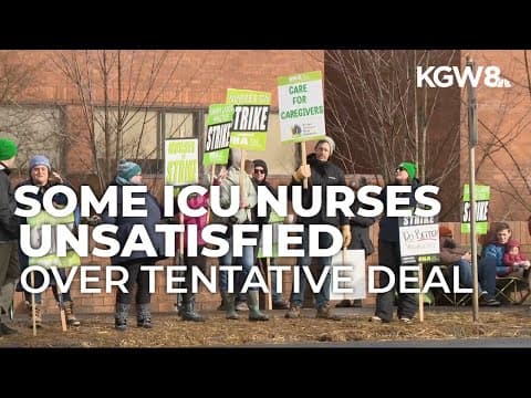 Oregon nurses secure tentative deals, poised to end statewide strike