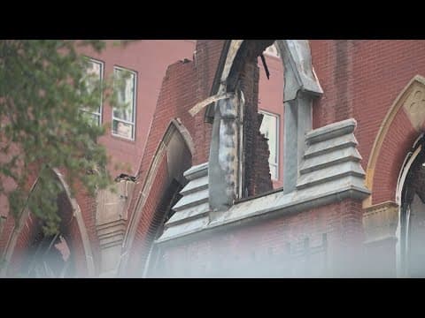 First Baptist Dallas Sanctuary could be demolished if ruled unstable following fire, officials say