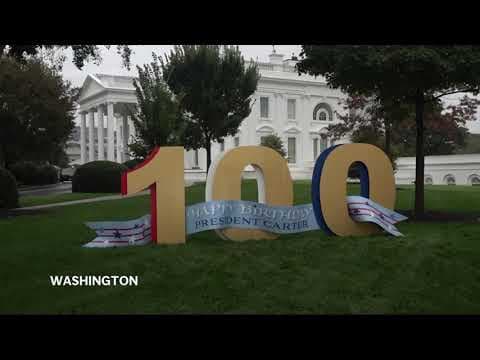 White House wishes happy 100th birthday to former President Jimmy Carter
