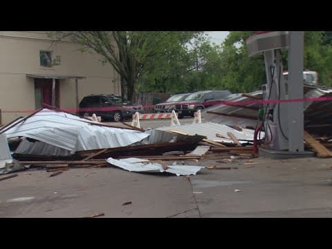 Storms leave damage in parts of Denton County in North Texas