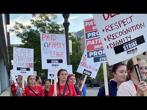 15,000 Minnesota nurses hit the picket lines Monday